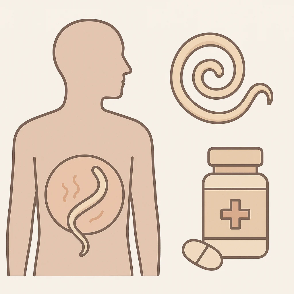 ascaris symptome et traitement