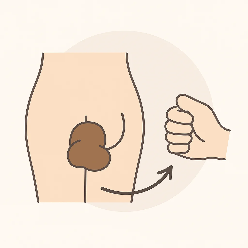 comment faire sortir une selle trop grosse