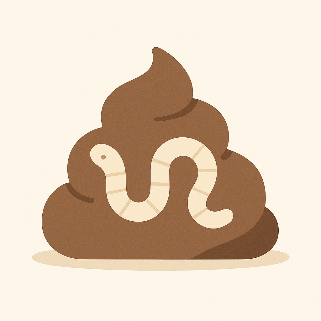 vers dans les selles adulte